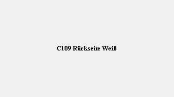 C109 Rckseite Wei