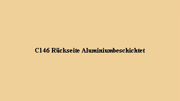 C146 Rckseite Aluminiumbeschichtet