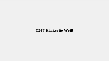 C247 Rckseite Wei
