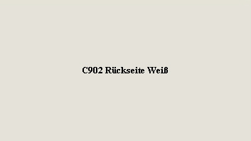 C902 Rckseite Wei