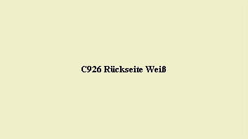 C926 Rckseite Wei