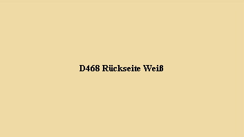 D468 Rckseite Wei