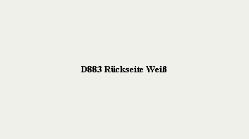 D883 Rckseite Wei