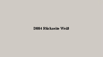D884 Rckseite Wei