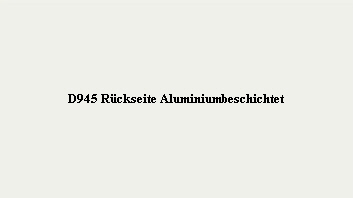 D945 Rckseite Aluminiumbeschichtet