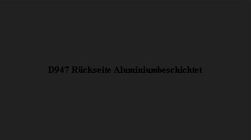 D947 Rckseite Aluminiumbeschichtet