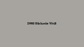 D980 Rckseite Wei