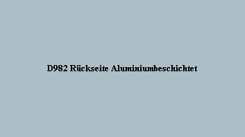 D982 Rckseite Aluminiumbeschichtet