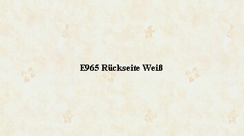 E965 Rckseite Wei