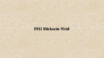 F931 Rckseite Wei